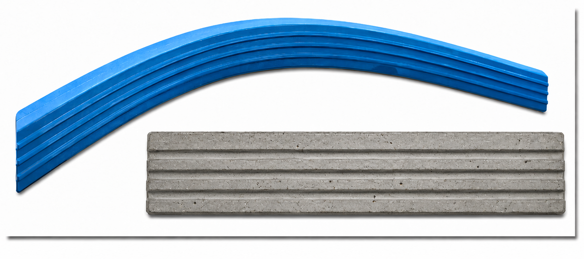 Concrete Edge Form Liner - 2" Tri-Groove PNL Liners