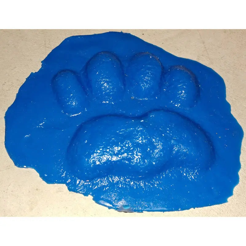 Animal Print Rubber Mold Stamp for Concrete - Cougar Track PNL Liners