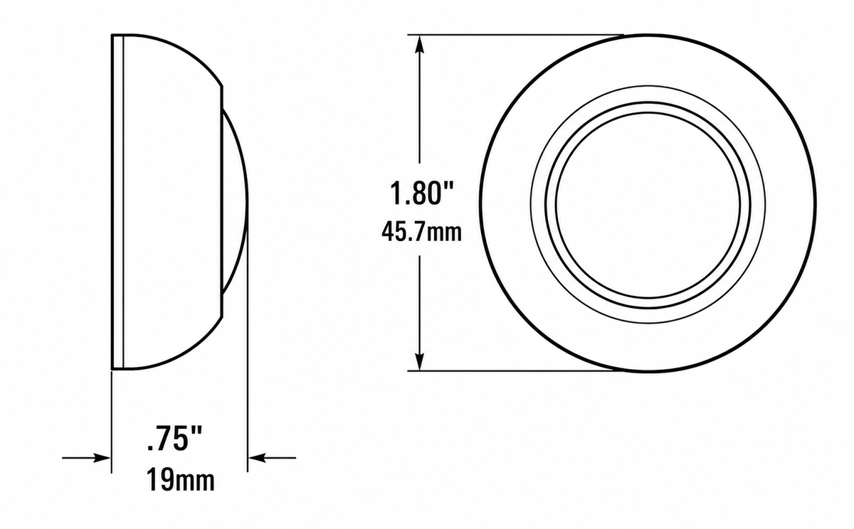 Spore Doorbells - TRUE LED Doorbell - Aluminum Finish spOre