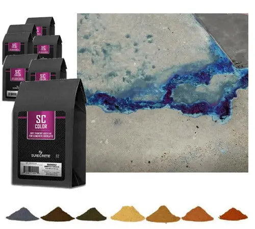 Concrete Powder Pigment Veining & Seams Color Kit (All 33 Colors)