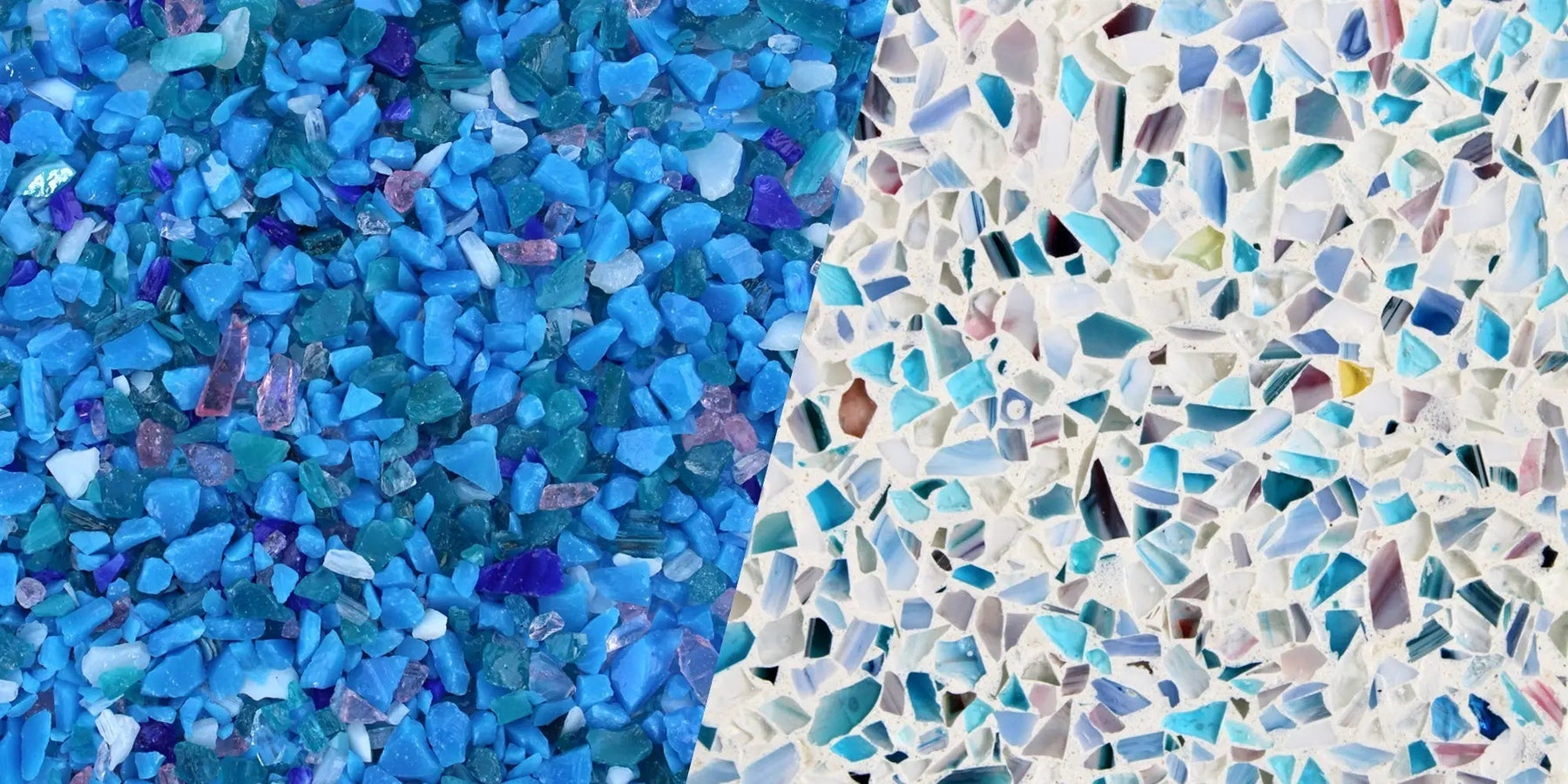 Decorative Crushed Aggregate for Concrete - Amber Glass Walttools