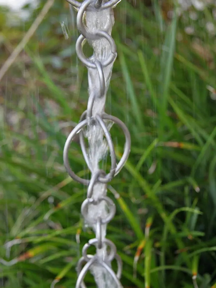 Rain Chain Circles- Stainless Steel RainChains