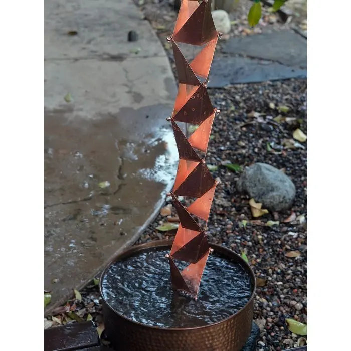 Rain Chain Origami™ Copper