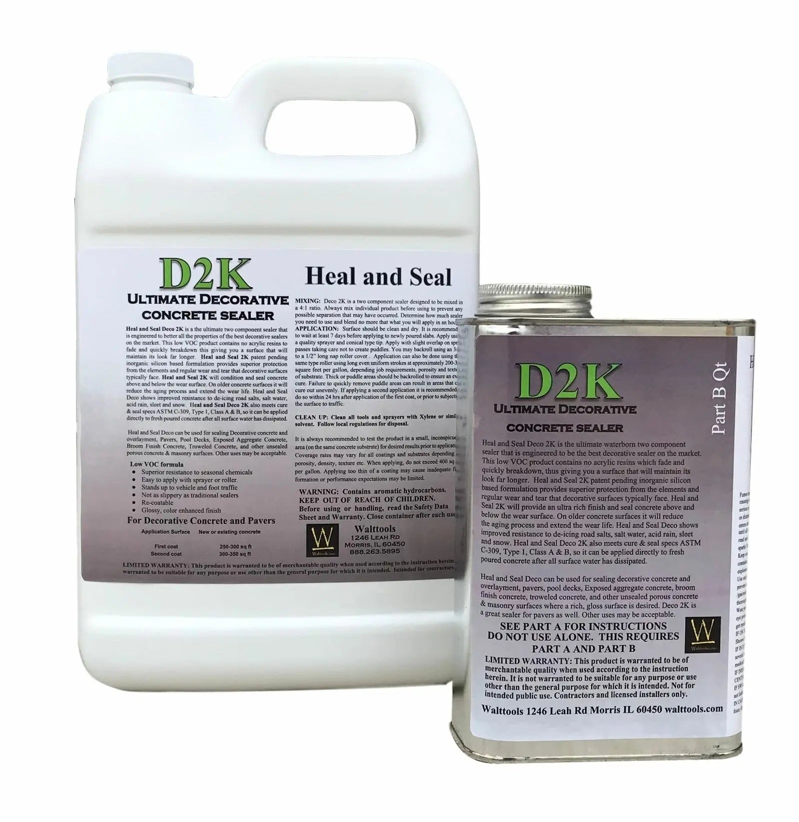 Best Outdoor Concrete and Paver Sealer - Deco D2K Walttools