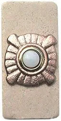 Compass Stone Doorbell in Pewter, Brass, ORB or Bronze CustomDoorbell All Plus