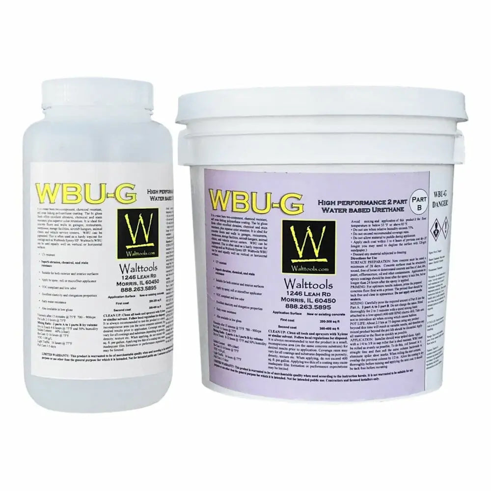 Concrete Coating- Water Based Polyurethane - WBU-G (Gloss) Walttools