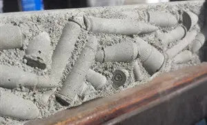 Concrete Edge Form Liner - 2" Bullets & Casings PNL Liners