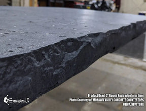 Concrete Edge Form Liner - 2" Rough Rock Granite PNL Liners