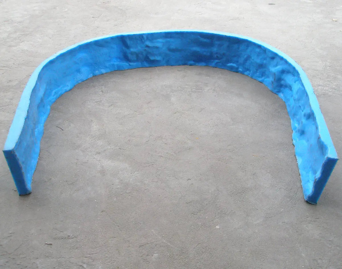 Concrete Edge Form Liner - 6" Rough Rock PNL Liners