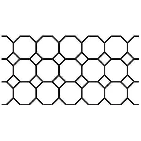 Concrete Paper Stencil - 10" Octagon Tile DCI Stencils