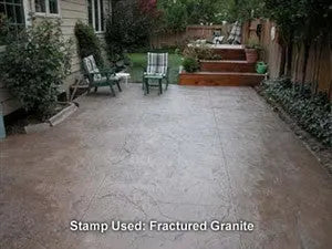 Concrete Seamless Stamp Mat - Fractured Granite PNL Liners