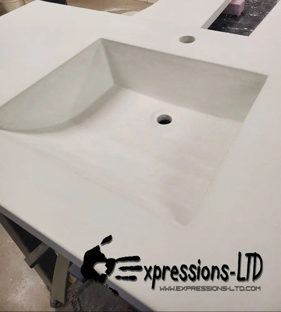 Concrete Sink Mold SDP-14 Arch Ramp (16"x14"x5.75") PNL Liners