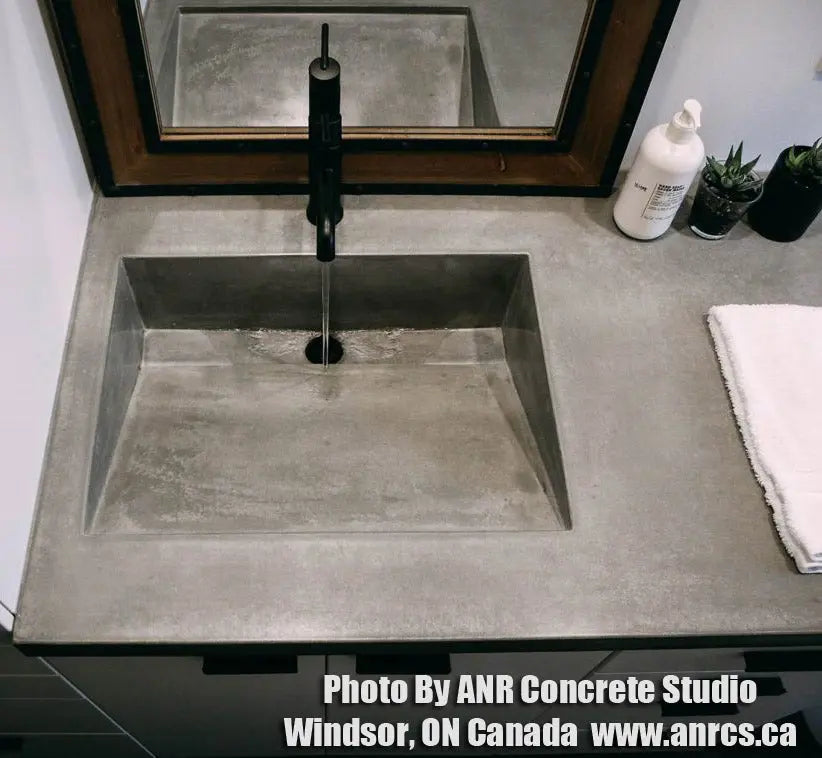 Concrete Sink Mold SDP-29 Traditional Ramp (20.25"x14.75"x6") PNL Liners