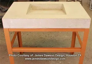 Concrete Sink Mold SDP-44 ADA Shallow Ramp Slot Drain (17"x14"x3 1/8") PNL Liners