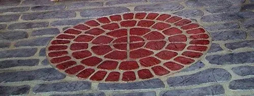 Concrete Stencil Accent - Small Universal Circle DCI Stencils
