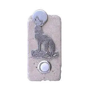 Coyote Stone Doorbell Pewter Finish CustomDoorbell All