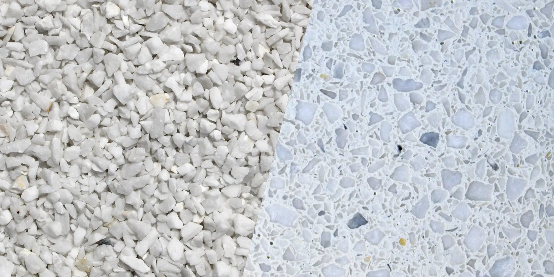 Decorative Crushed Aggregate for Concrete - China White Marble Walttools