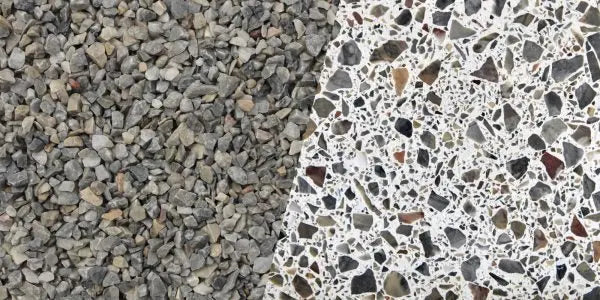 Decorative Crushed Aggregate for Concrete - Gunmetal Gray Marble Walttools