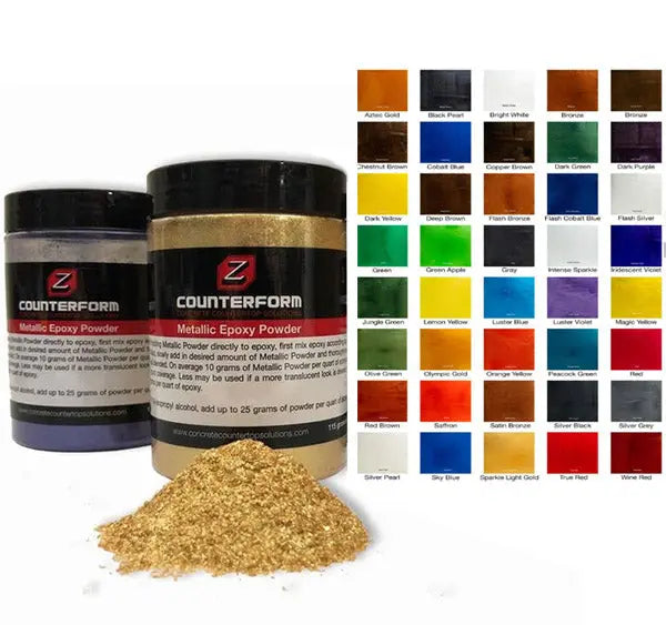 Epoxy Metallic 3D Powder Color Pigment Countertops Floors