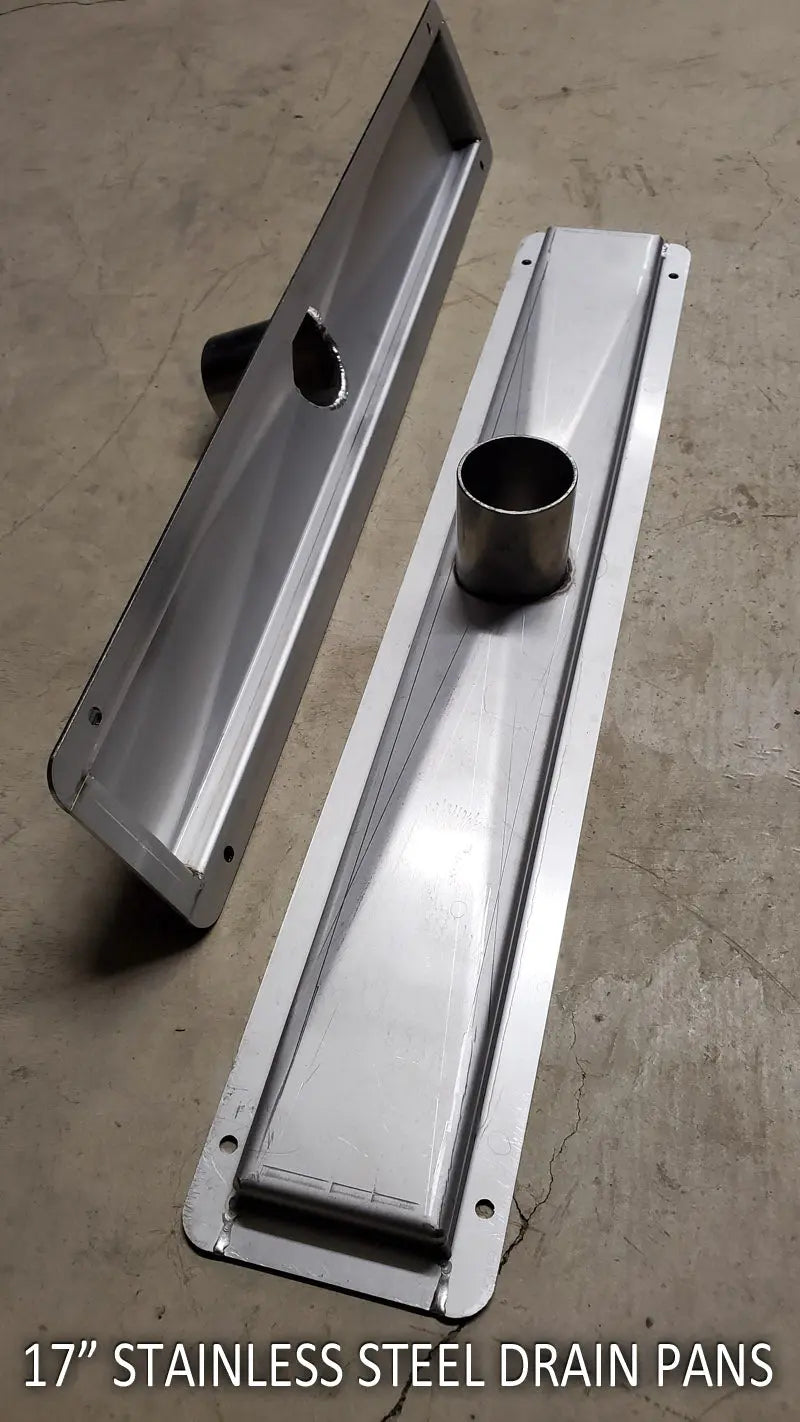 Linear Slot Sink Drain Pan - Stainless Steel Expressions LTD