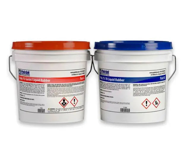 Mold Making Urethane Rubber Polytek 75-70 (70 Shore Hardness) Polytek