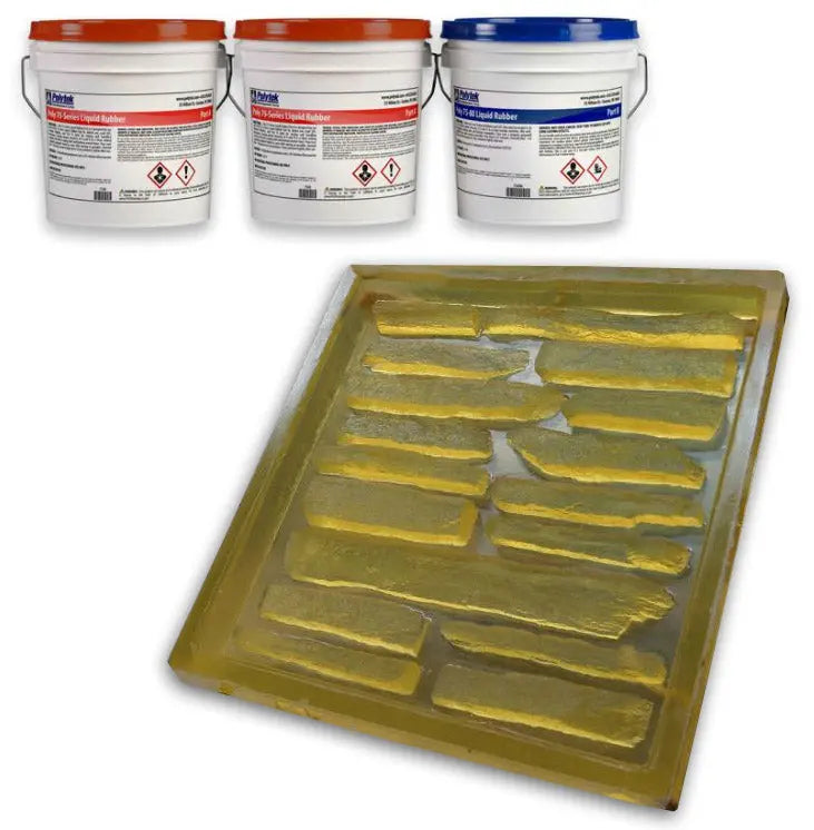  polytek 81 – 90 kit de líquido de goma de poliuretano (11.2 lb)  : Arte y Manualidades
