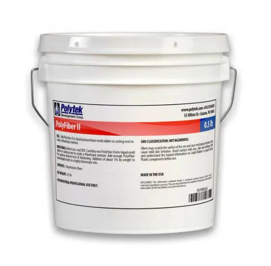 Poly Fiber II - Filler Thickener for Plastics and Mold Rubbers Polytek