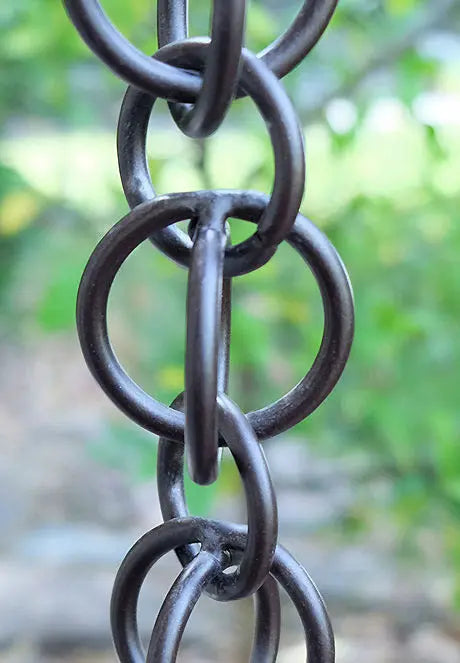 Rain Chain Double Loops - Bronze Aluminum RainChains