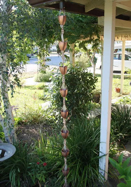 Rain Chain Kumo Copper Cups RainChains