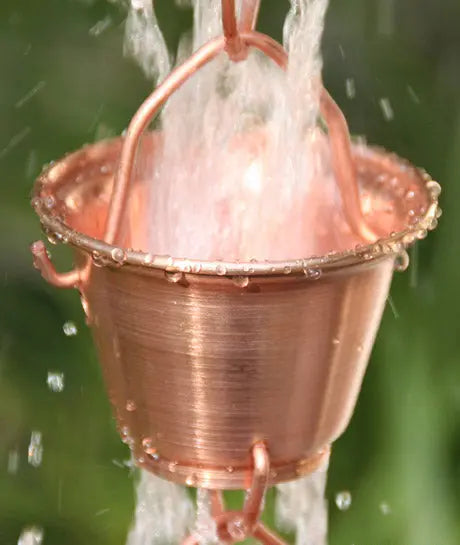 Rain Chain Shizuka Copper Cups RainChains
