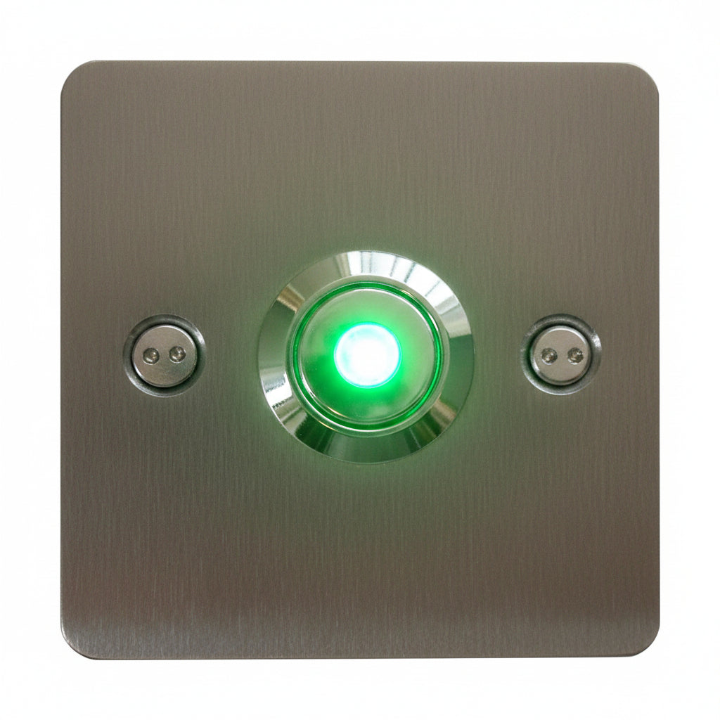 Stainless Steel Square Doorbell Expressions LTD