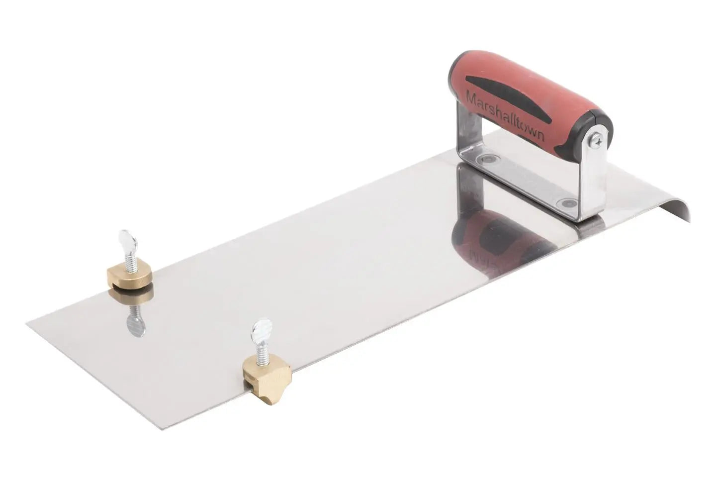 Stainless Steel Hand Edger w/ Adjustable Groover - 1/2" Edger Radius - 1" Bit Depth Marshalltown