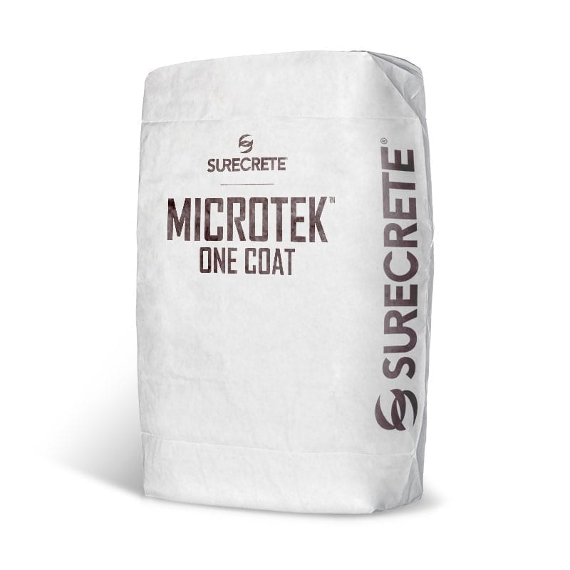 old MicroTek - Cement One Coat Microtopping Overlay Surecrete