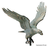 46-Inch Eagle Weathervane - Verdigris Whitehall