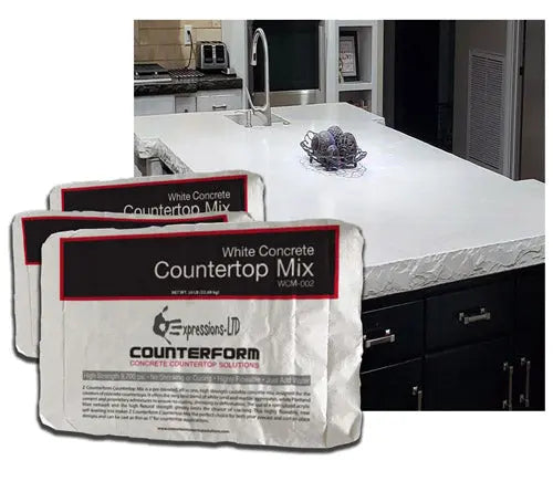 Try Crushed Glass Aggregate for Custom Concrete Countertops