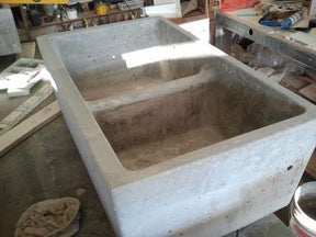 Concrete Sink Mold SDP-38 Kitchen Double Basin (30"x16.25"x9.75")