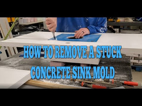 Concrete Sink Mold SDP-21-B Rectangle Shallow (16.25"x12.25"x3")