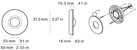 Spore Doorbells - De-Light LED Illuminated Modern Doorbell spOre