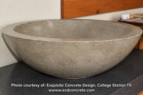 Concrete Vessel ABS Sink Mold DPM-20 Bowl (19"x6") Expressions LTD