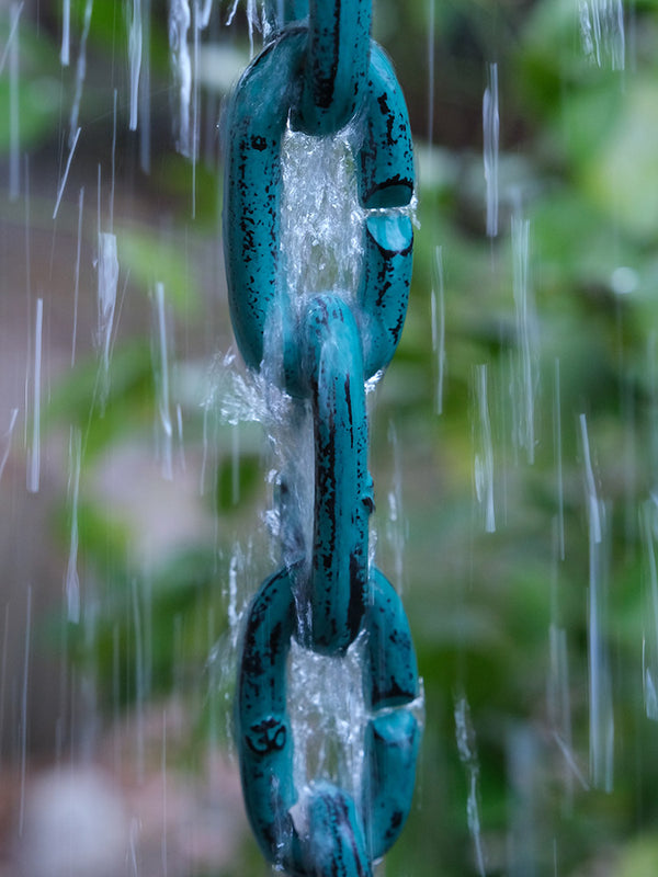Rain Chain Cast Links- Patina RainChains