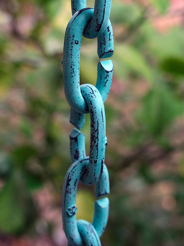 Rain Chain Cast Links- Patina RainChains