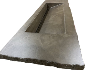 Concrete Sink Mold SDP-64 Wedge Ramp Slot Drain (36"x15.75"x6") PNL Liners