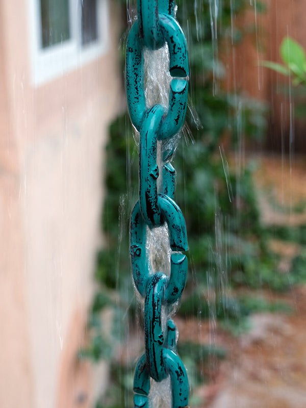 Rain Chain Cast Links- Patina RainChains
