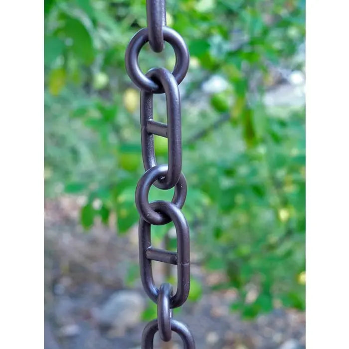 Aluminum Anchor Link Chain- Bronze powder Coat RainChains