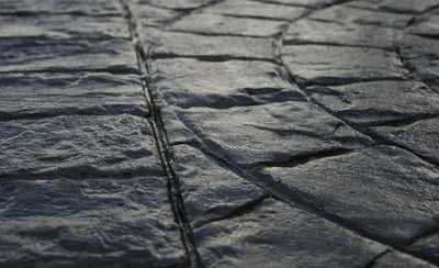 Cobble Concrete Stamps - Roman Fan