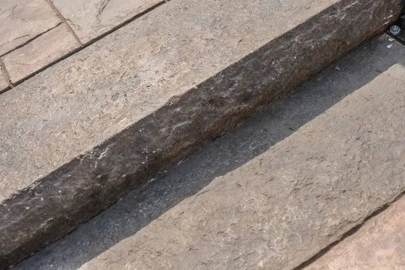 Concrete Step Insert Form Liner - 5.25" Split Limestone Walttools-Stamps