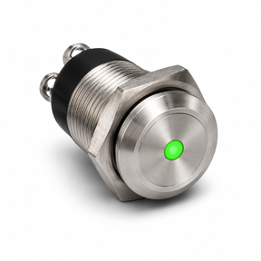 Push Button Low Voltage Doorbell LED, Stainless Steel Expressions LTD