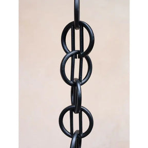Rain Chain Cast Aluminum Zen Loops- Black RainChains