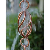 Rain Chain Copper Twist Loops RainChains