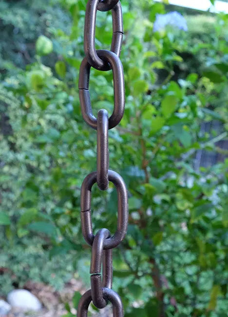 Rain Chain Large Aluminun Link in Bronze RainChains